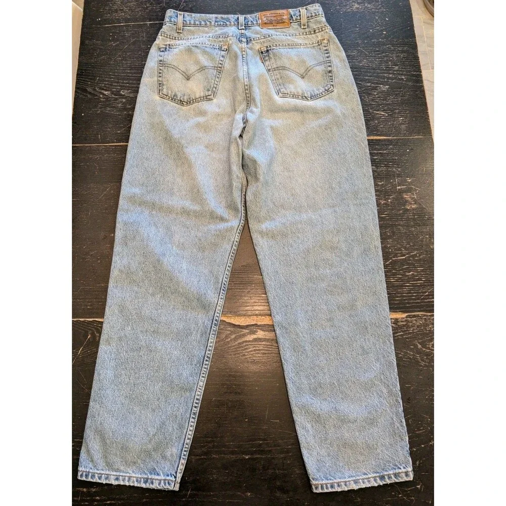 VTG Levi’s 545 Signature Loose Fit Jeans Mens 34x31 Baggy Light Wash Bronze Tab